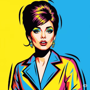eksempel på pop art stil