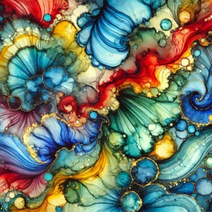 Alcohol ink: Alkohol ink kursus – Gratis