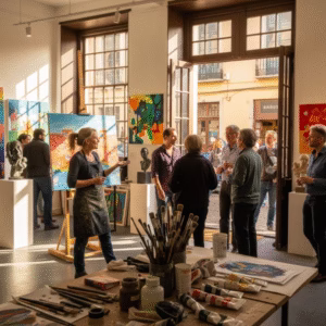 Alle kan besøge kunstnere til Åbne Døre