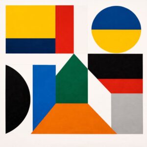 Hard Edge Painting eksempel
