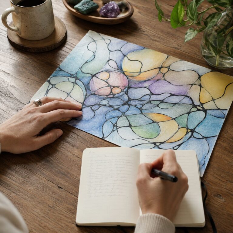 Tegn dig rolig med neurographic art