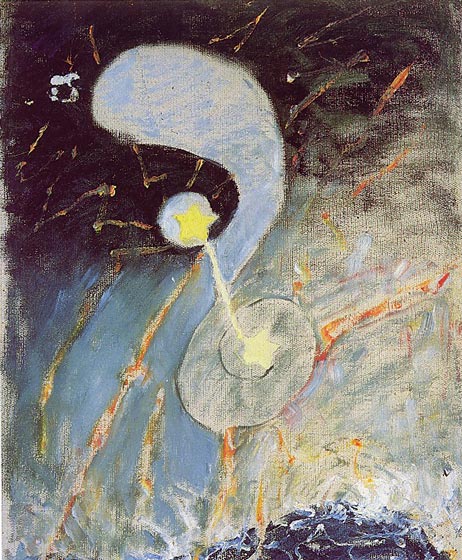 Hilma_af_Klint_-_1906_-_Chaos_-_Nr_2 Af Hilma af Klint - Chaos nr 2. Public Domain